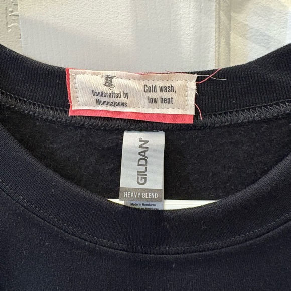 NWT Upcycled funky mtv music television large sweatshirt. 23 pit to pit - Picture 6 of 9